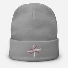1 Cross, 3 Nails - Embroidered Beanie